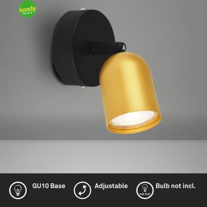 Briloner 2145-017 - Sienas punktveida gaismeklis 1xGU10/9W/230V