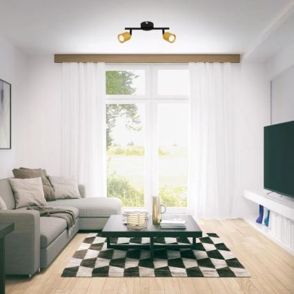 Briloner 2145-027 - Virziena gaismeklis 2xGU10/9W/230V