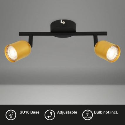 Briloner 2145-027 - Virziena gaismeklis 2xGU10/9W/230V