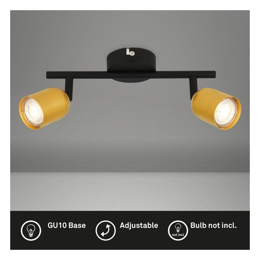 Briloner 2145-027 - Virziena gaismeklis 2xGU10/9W/230V