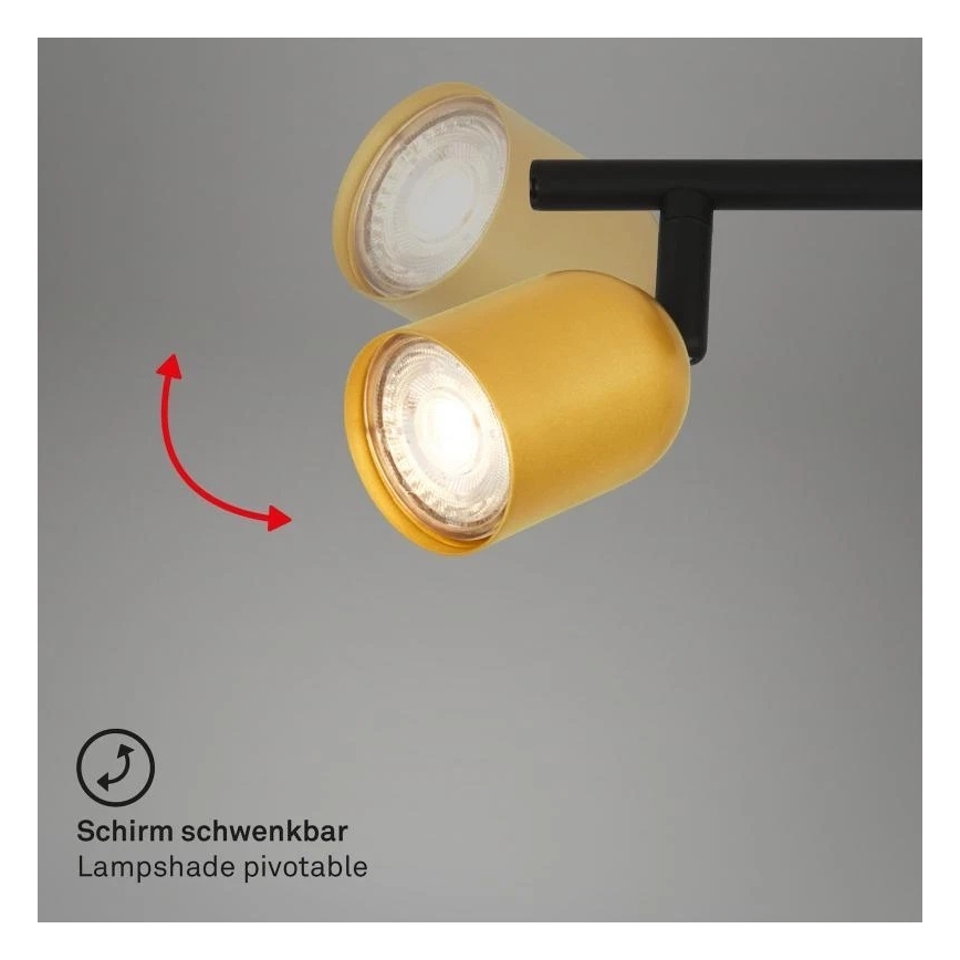 Briloner 2145-027 - Virziena gaismeklis 2xGU10/9W/230V