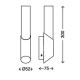 Briloner 2164-012 - Sienas lampa SPLASH 1xE14/40W/230V