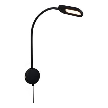 Briloner 2177015 - LED Aptumšojama pielāgojama sienas lampa LED/6W/230V melna
