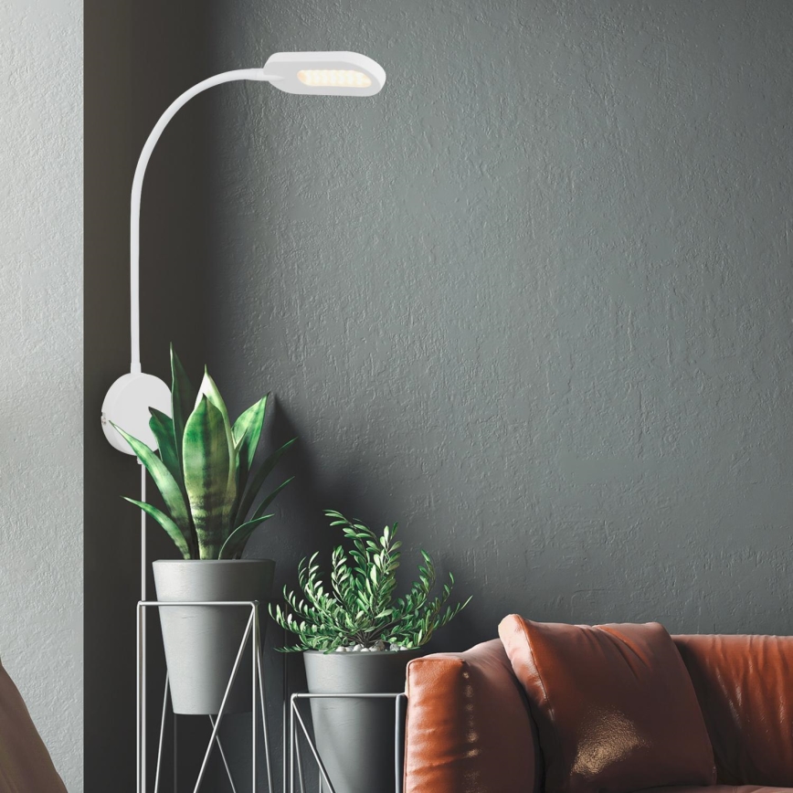Briloner 2177016 - LED Aptumšojama sienas pielāgojama lampa LED/6W/230V balta