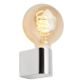 Briloner 2182-018 - Vannas istabas sienas gaismeklis DONGA 1xE27/10W/230V IP44 spīdīgs hroms
