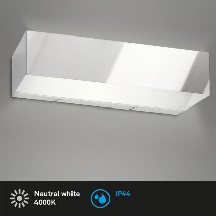 Briloner 2204-018 - LED Āra sienas lampa LED/8W/230V IP44 hroms
