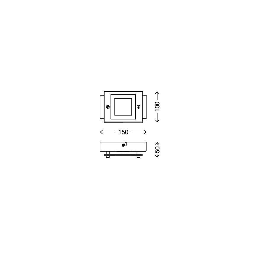 Briloner - 2213-018 - LED vannas istabas griestu gaismeklis SPLASH LED/4,5W/230V IP44