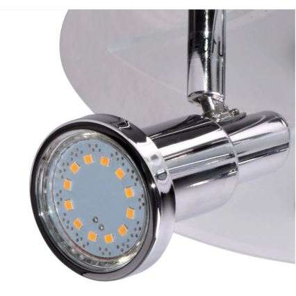 Briloner 2292-038 - LED Starmetis SPLASH 2xGU10/3W/230V + 1xLED/5W