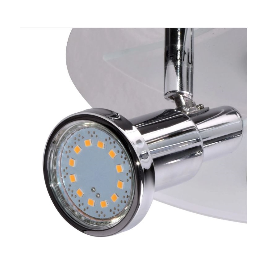 Briloner 2292-038 - LED Starmetis SPLASH 2xGU10/3W/230V + 1xLED/5W