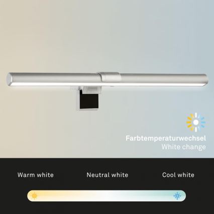 Briloner 2303-014 - LED Aptumšojams monitora apgaismojums LED/3,5W/5V 3000/4500/6500K