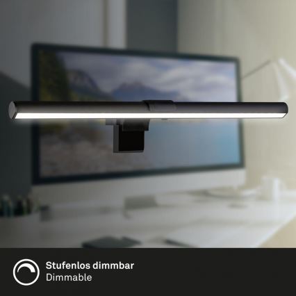 Briloner 2303-015 - LED Aptumšojams monitora apgaismojums LED/3,5W/230V 2700/4000/6500K