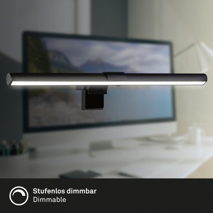 Briloner 2303-015 - LED Aptumšojams monitora apgaismojums LED/3,5W/230V 2700/4000/6500K