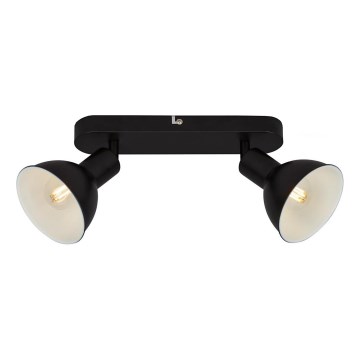 Briloner 2674-025 - Starmetis RETRO 2xE14/25W/230V melna