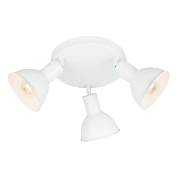 Briloner 2674-036 - Starmetis RETRO 3xE14/25W/230V balta