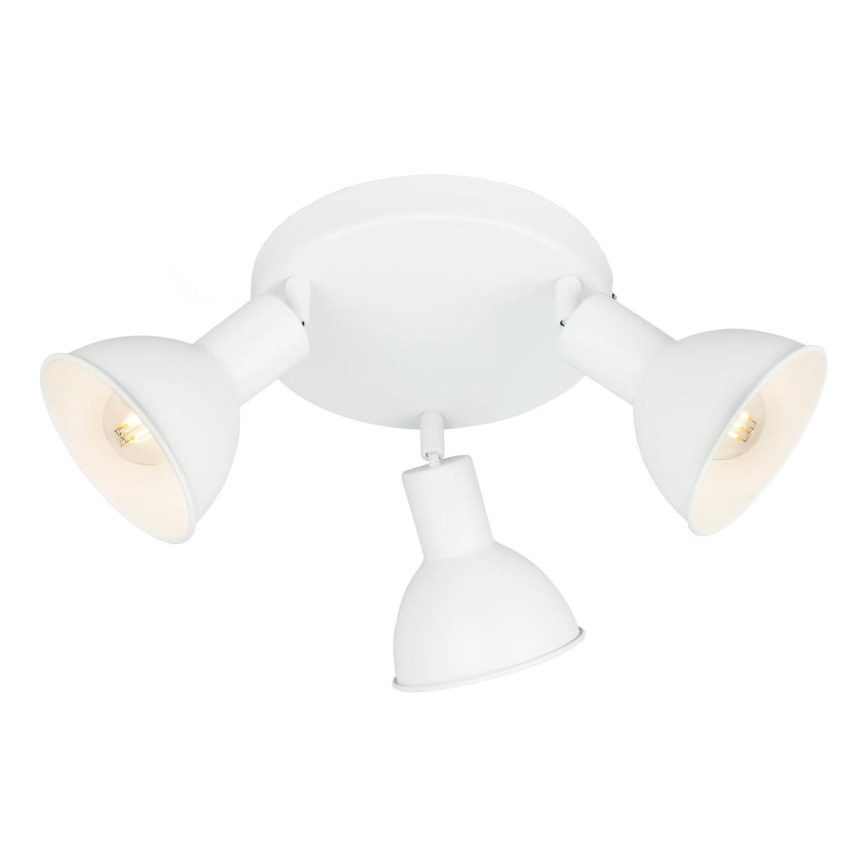 Briloner 2674-036 - Starmetis RETRO 3xE14/25W/230V balta