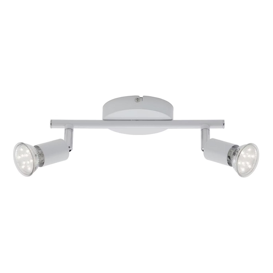 Briloner 2767-026 - LED Starmetis 2xGU10/6W/230V balta
