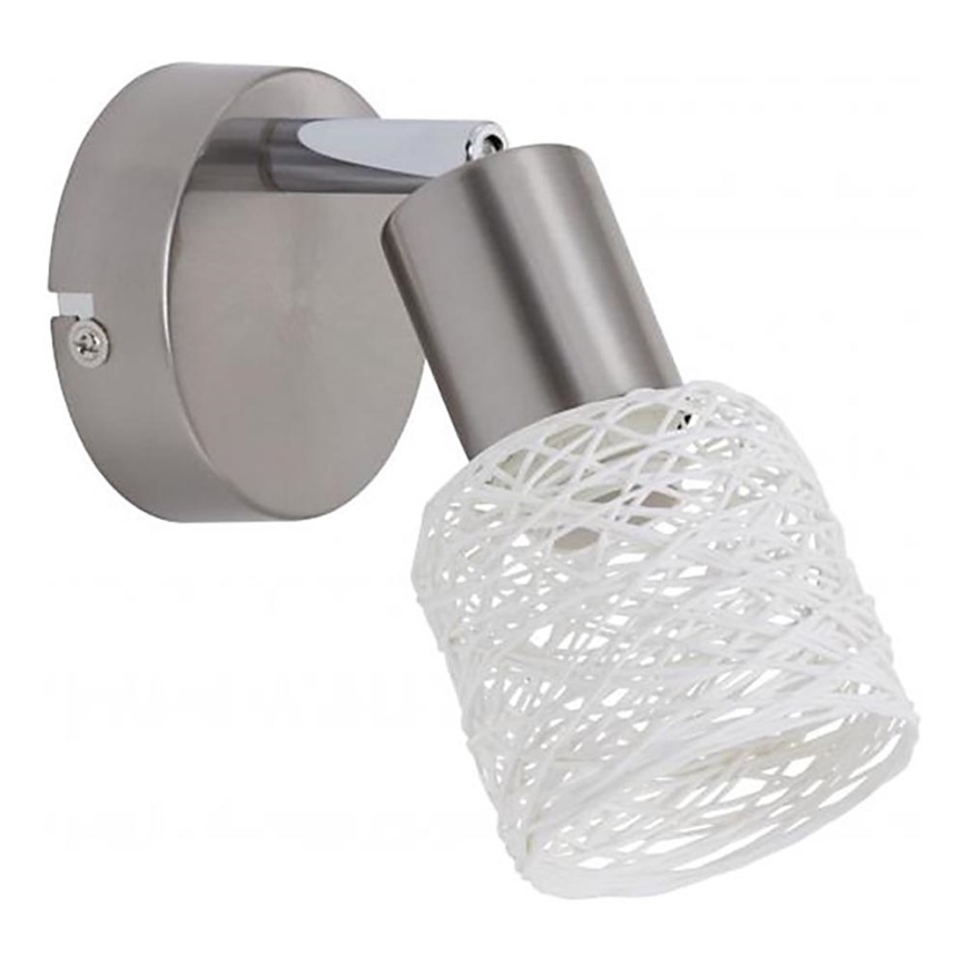 Briloner 2826-012 - Sienas starmetis SPOT 1xE14/6W/230V matēts hroms