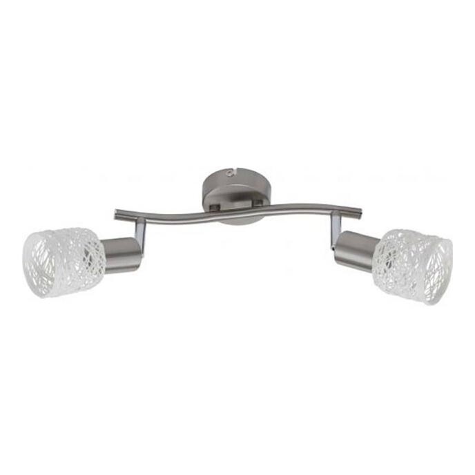Briloner 2826-022 - Starmetis SPOT 2xE14/6W/230V matēts hroms