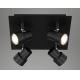 Briloner 2861-045 - LED Starmetis SPOT 4xGU10/5W/230V melns