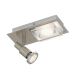 Briloner 2879-022 - LED Griestu gaismeklis COMBINATA 1xGU10/3W + LED/5W/230V