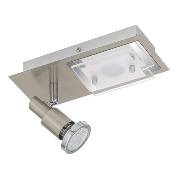 Briloner 2879-022 - LED Griestu lampa COMBINATA 1xGU10/3W + LED/5W/230V