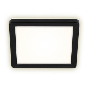 Briloner 3010-015 - LED Griestu lampa LED/8W/230V 19x19 cm melna IP44