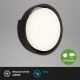 Briloner 3019-015 - LED Āra sienas lampa GENUA LED/18W/230V IP44 melna