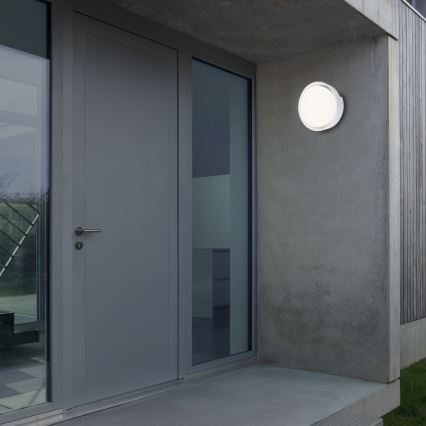 Briloner 3019-016 - LED Āra sienas lampa GENUA LED/18W/230V IP44 balta