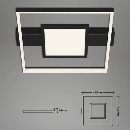 Briloner 3028-015 - LED Aptumšojama griestu lampa FRAME LED/38W/230V