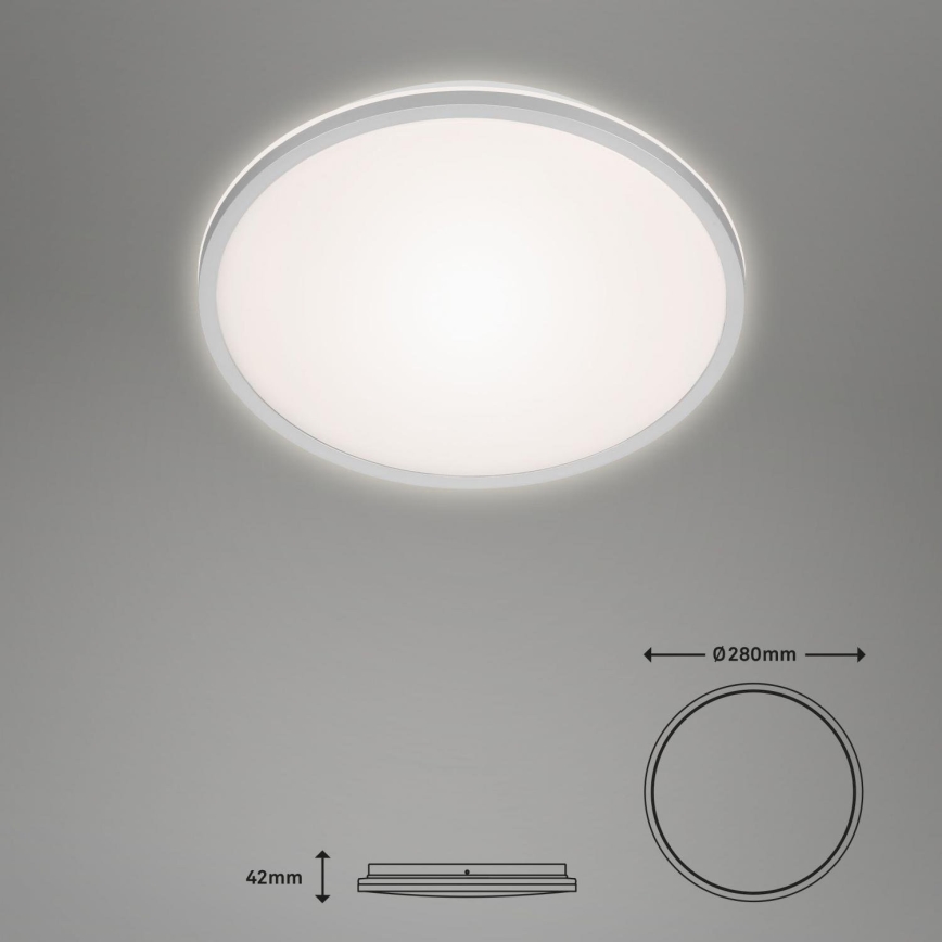 Briloner 3046-014 - LED Griestu lampa LED/15W/230V 4000K d. 28 cm sudraba