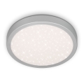 Briloner 3048-014 - LED Griestu lampa RUNA LED/18W/230V sudraba