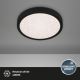 Briloner 3048-015 - LED Griestu lampa RUNA LED/18W/230V melna