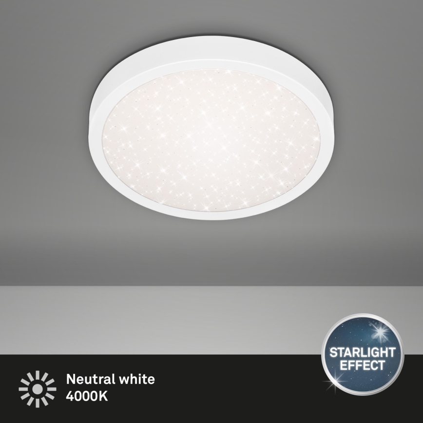Briloner 3048-016 - LED Griestu lampa RUNA LED/18W/230V balta