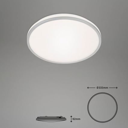 Briloner 3064-014 - IVY LED griestu lampa ar regulējamu spilgtumu LED/24W/230V Wi-Fi Tuya Ø 33,3 cm + tālvadības pults
