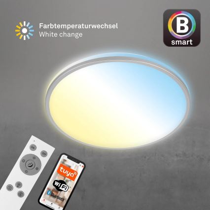 Briloner 3065-014 - LED griestu lampa ar regulējamu spilgtumu IVY LED/42W/230V Wi‑Fi Tuya diam. 49 cm + tālvadības pults