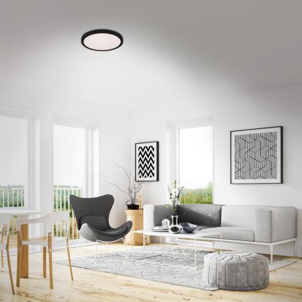 Briloner 3071-015 - LED Griestu lampa RUNA LED/24W/230V melna