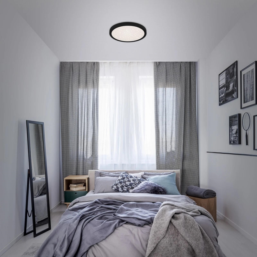 Briloner 3071-015 - LED Griestu lampa RUNA LED/24W/230V melna