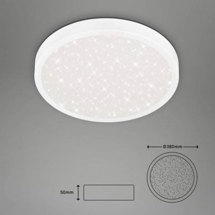 Briloner 3071-016 - LED Griestu lampa RUNA LED/24W/230V 4000K d. 38 cm balta