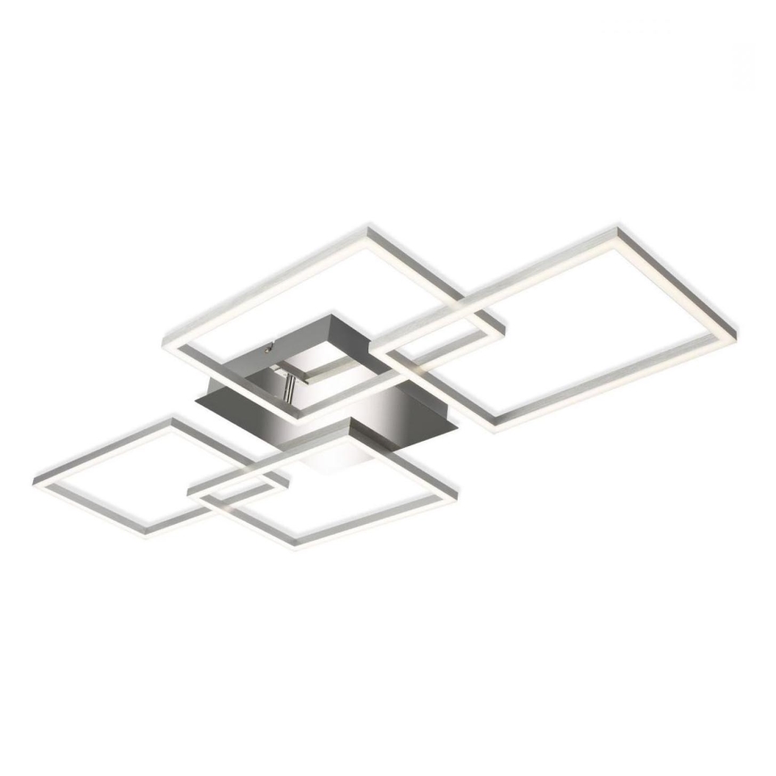 Briloner 3091-018 - LED Aptumšojama griestu lampa FRAME LED/30W/230V hroms