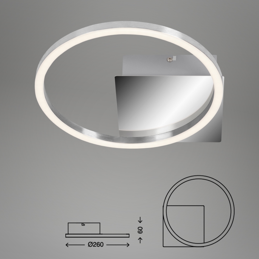 Briloner 3106-018 - LED Aptumšojams griestu gaismeklis FRAMES LED/7,5W/230V