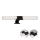 Briloner 3113-115 - LED Vannas istabas spoguļa apgaismojums LED/12W/230V IP44 47 cm melna