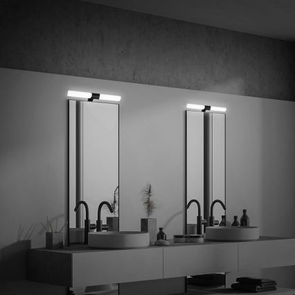 Briloner 3113-115 - LED Vannas istabas spoguļa apgaismojums LED/12W/230V IP44 47 cm melna