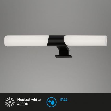 Briloner 3113-115 - LED Vannas istabas spoguļa apgaismojums LED/12W/230V IP44 47 cm melna