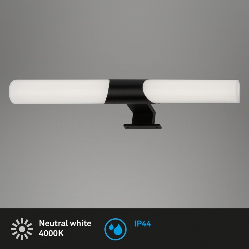 Briloner 3113-115 - LED Vannas istabas spoguļa apgaismojums LED/12W/230V IP44 47 cm melna
