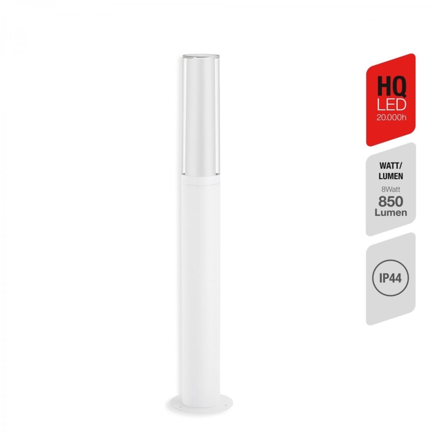 Briloner 311406TF - LED Āra lampa LED/8W/230V IP44 4000K 57 cm balta