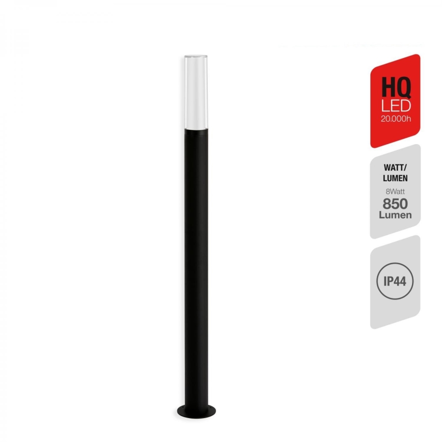 Briloner 311505TF - LED Āra lampa LED/8W/230V IP44 4000K 97 cm melna