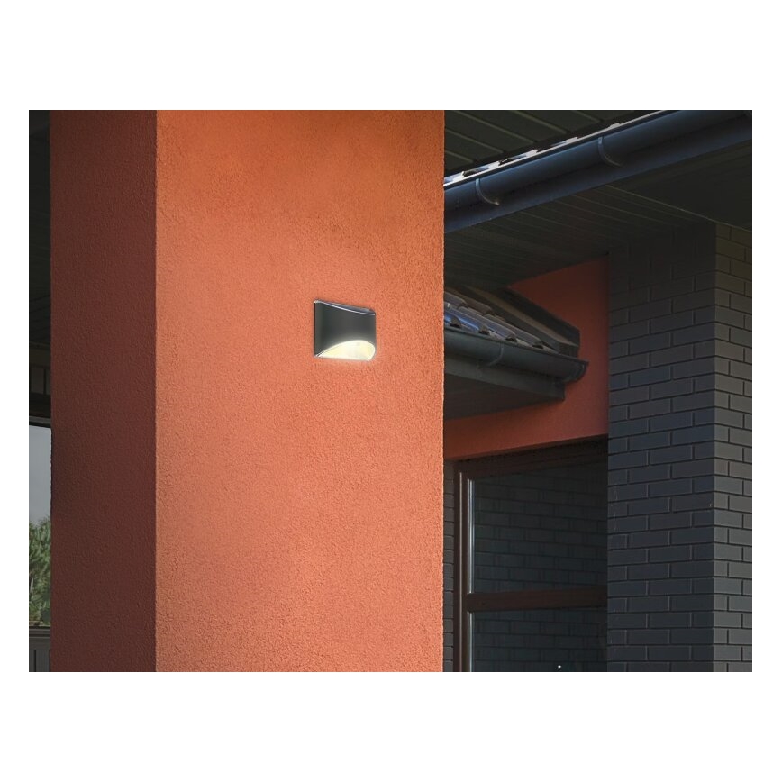 Briloner 3133015 - LED Saules sienas lampas LED/2W/3,7V IP44 3000K 300 mAh