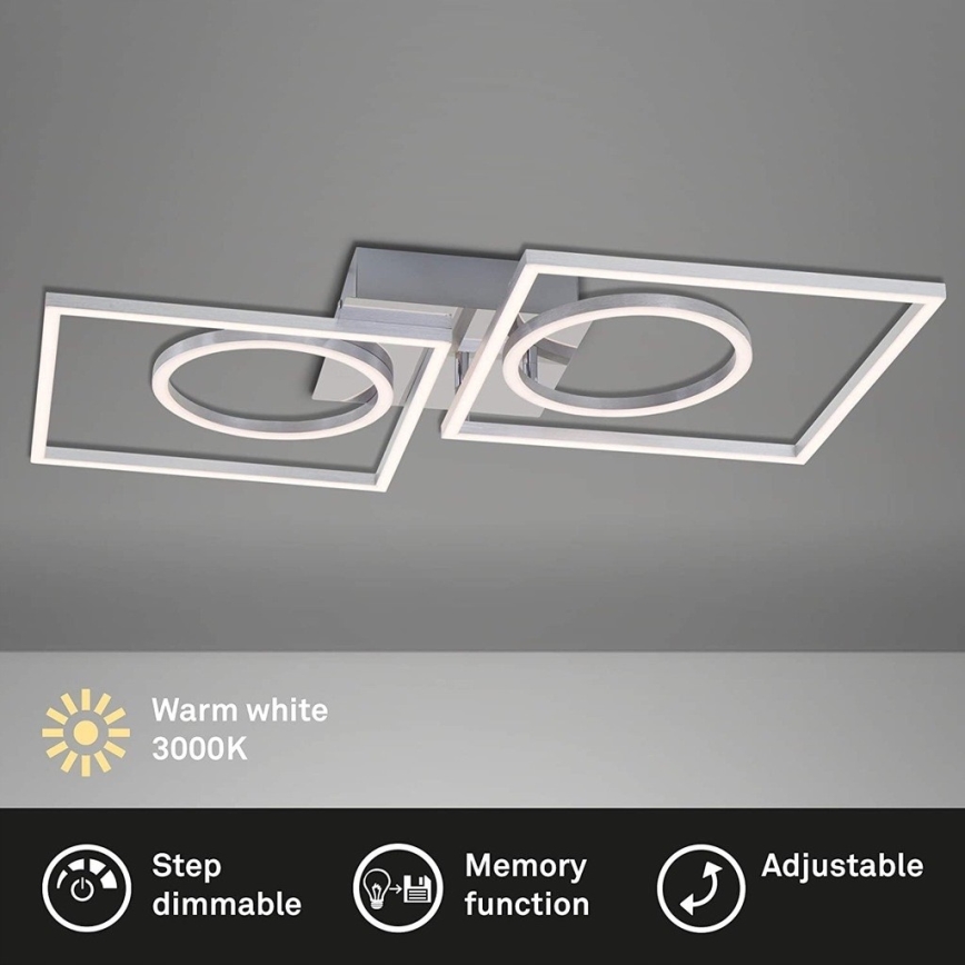 Briloner 3135-018 - LED Aptumšojama griestu lampa FRAME LED/43,8W/230V 3000K