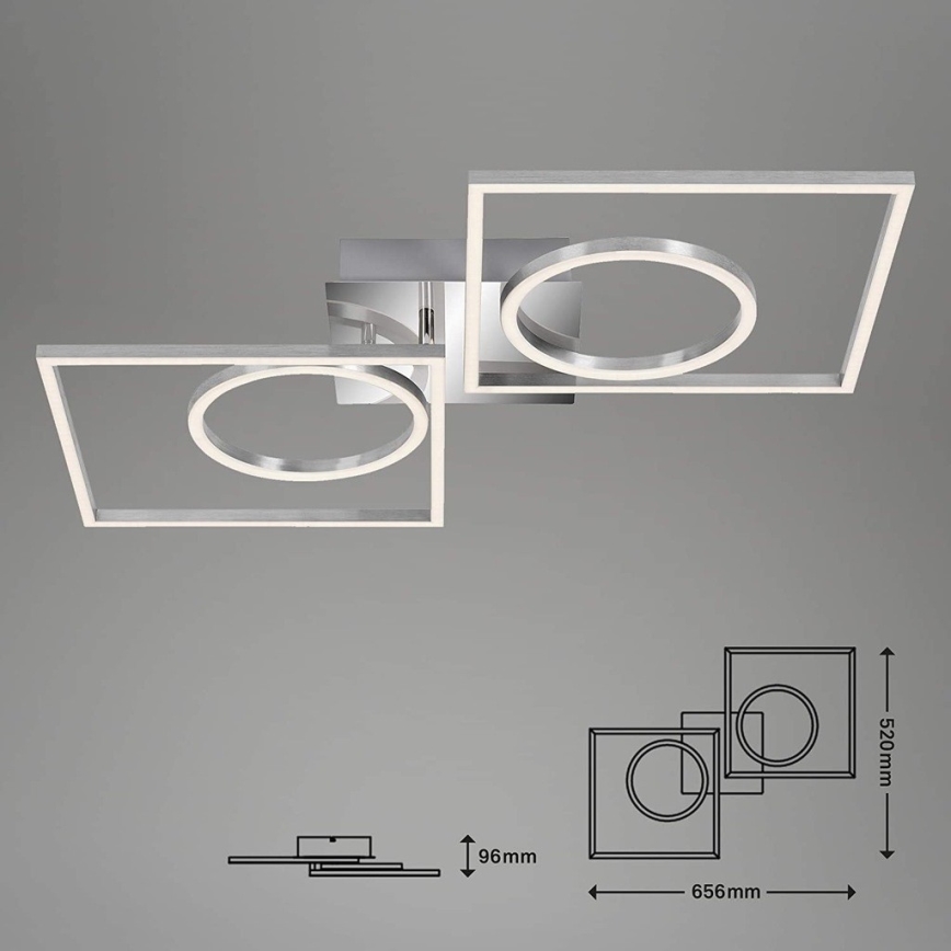 Briloner 3135-018 - LED Aptumšojama griestu lampa FRAME LED/43,8W/230V 3000K