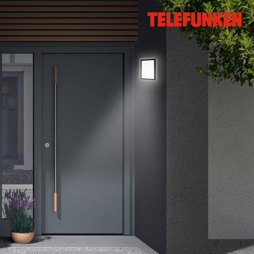 Briloner 313505TF - LED Āra sienas lampa LED/15W/230V IP44 4000K melna